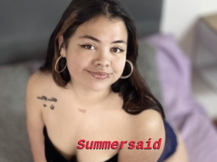 Summersaid